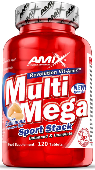 Multivitamin a multiminerál Amix Multi Mega Stack 120 tablet