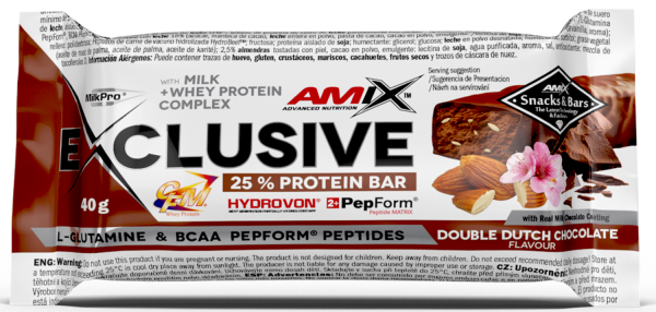 Proteinová tyčinka Amix Exclusive 40g dvojitá čokoláda