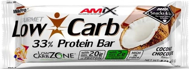 Proteinová tyčinka Amix Low-Carb 33% Protein 60g kokos čokoláda