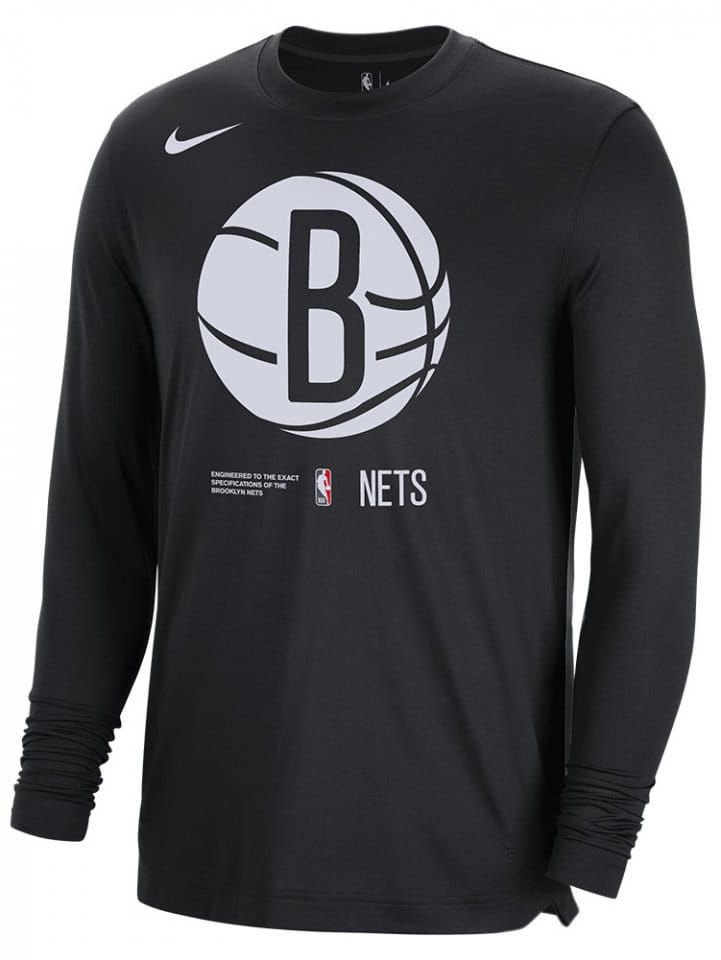 Pánské tričko s dlouhým rukávem Nike Dri-FIT NBA Brooklyn Nets