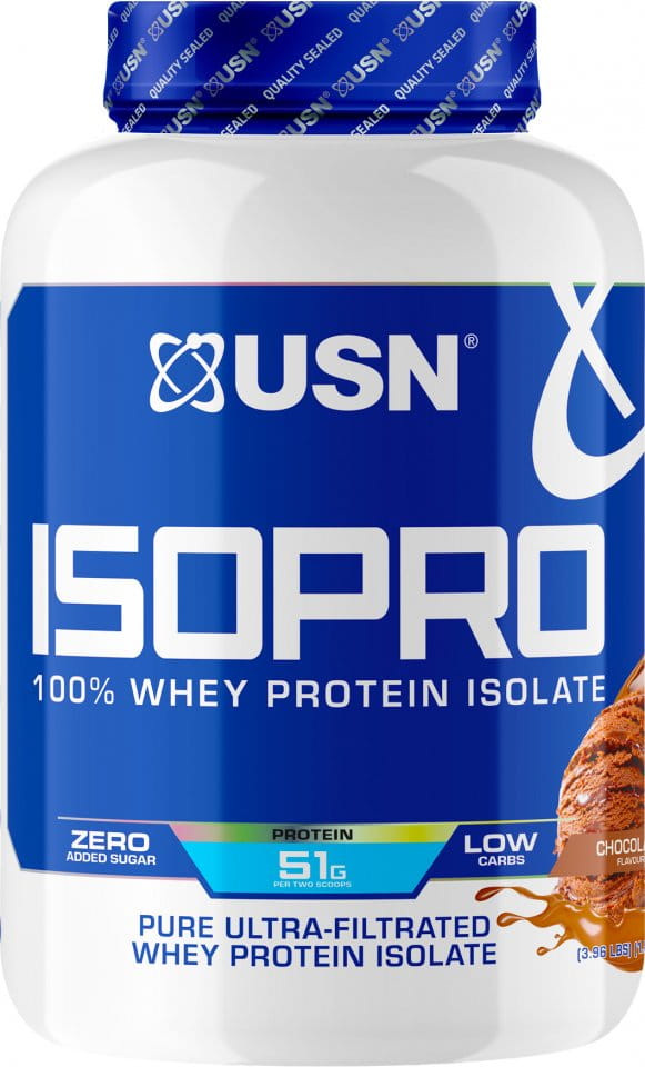 Proteinový prášek USN IsoPro Whey Protein Isolate 1,8 kg čokoláda