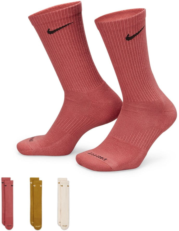Středně vysoké tréninkové ponožky (3 páry) Nike Everyday Plus Cushioned
