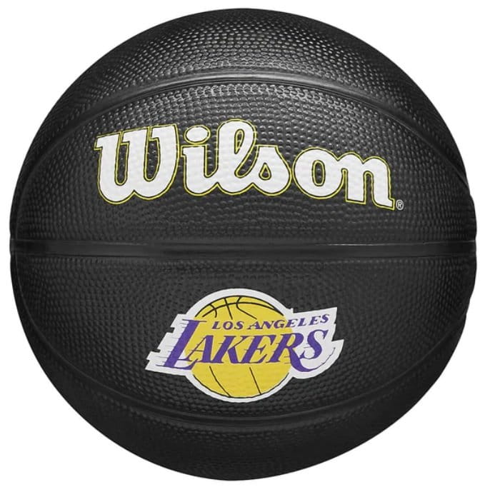 Basketbalový míč Wilson NBA Team Tribute Mini Los Angeles Lakers